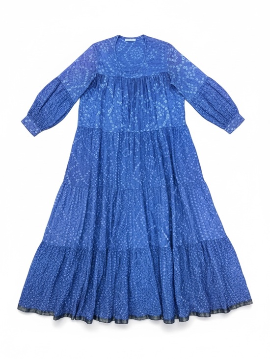 V.DE.VINSTER Dresses & Skirts - V.DE.VINSTER Blue Floral Tiered Maxi Dress size S